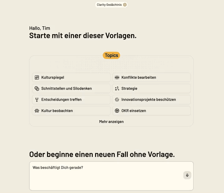 Vorschau des Topics Konflikte bearbeiten in Clarity