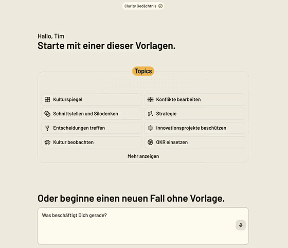 Vorschau des Topics OKR in Clarity